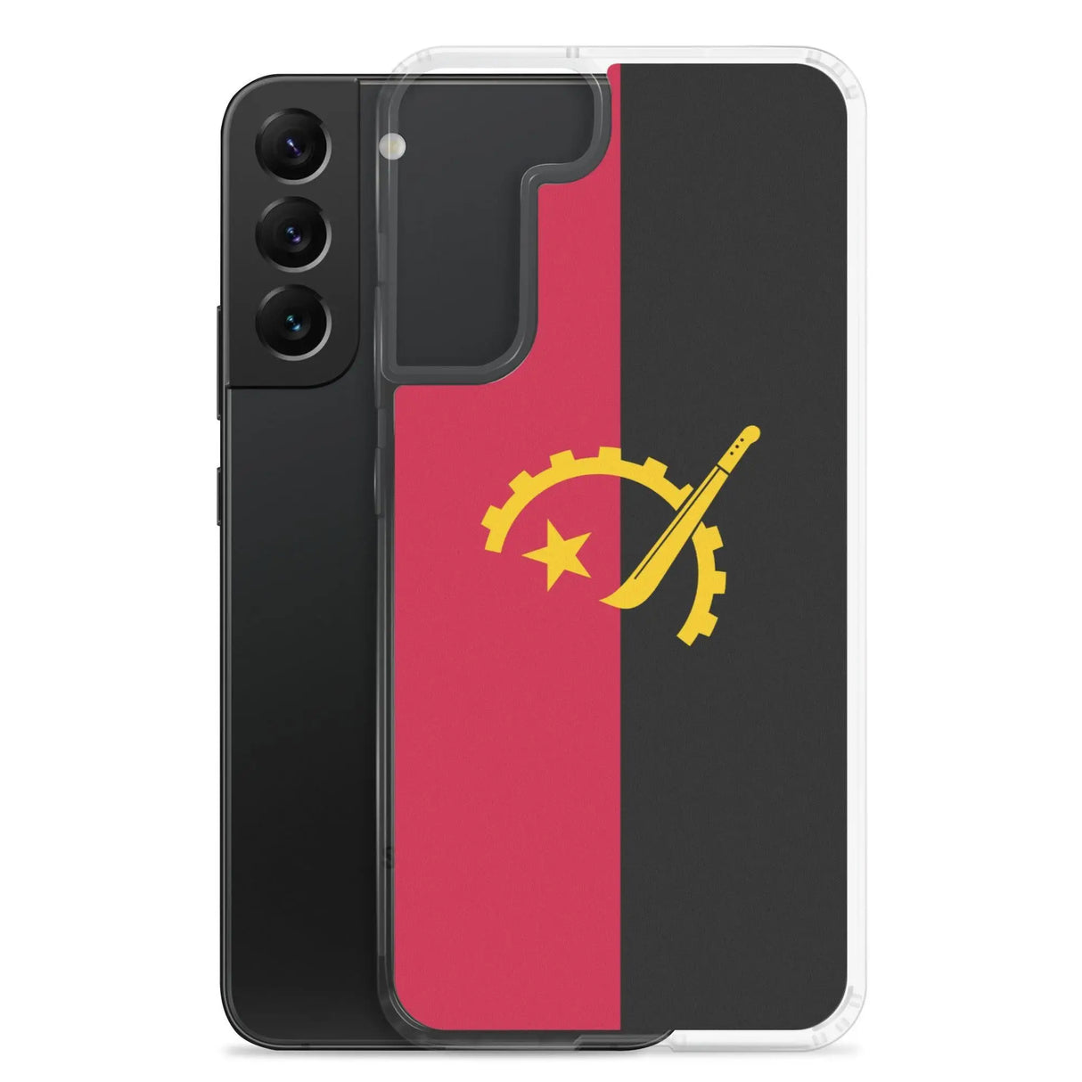 Coque samsung angola souple antichoc motif couleurs nationales