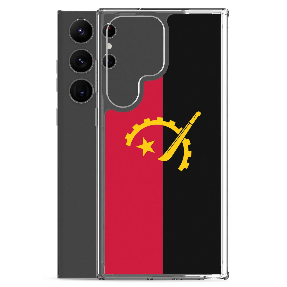 Coque samsung angola souple antichoc motif couleurs nationales