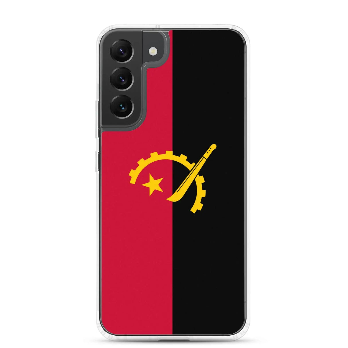 Coque samsung angola souple antichoc motif couleurs nationales