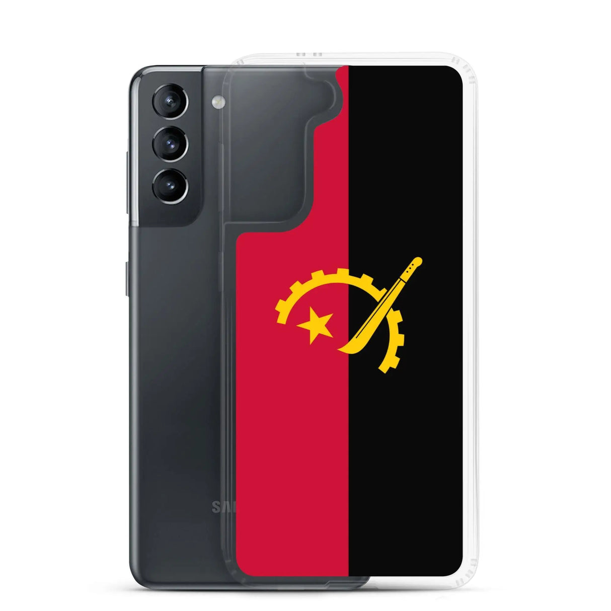 Coque samsung angola souple antichoc motif couleurs nationales