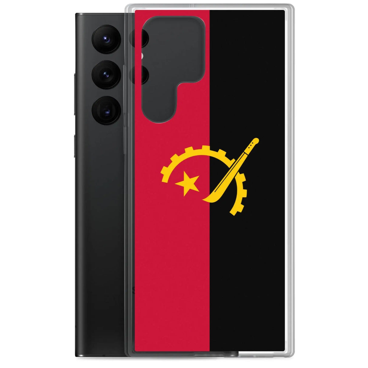 Coque samsung angola souple antichoc motif couleurs nationales