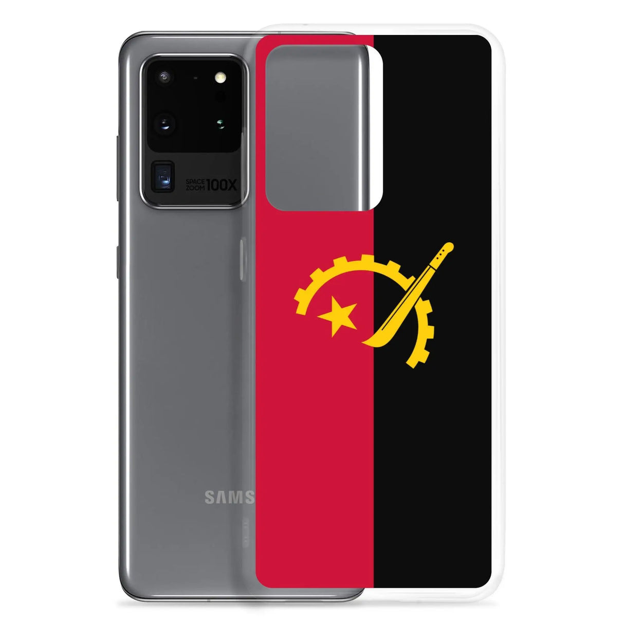 Coque samsung angola souple antichoc motif couleurs nationales