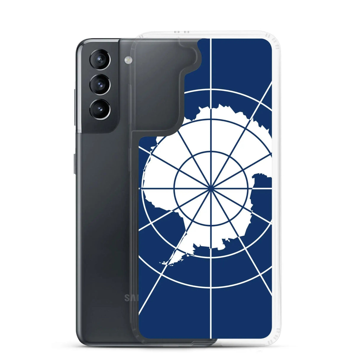 Coque samsung drapeau de l’antarctique officiel souple
