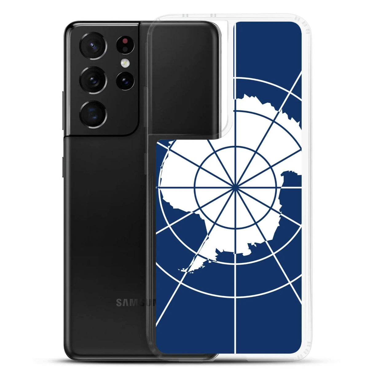 Coque samsung drapeau de l’antarctique officiel souple
