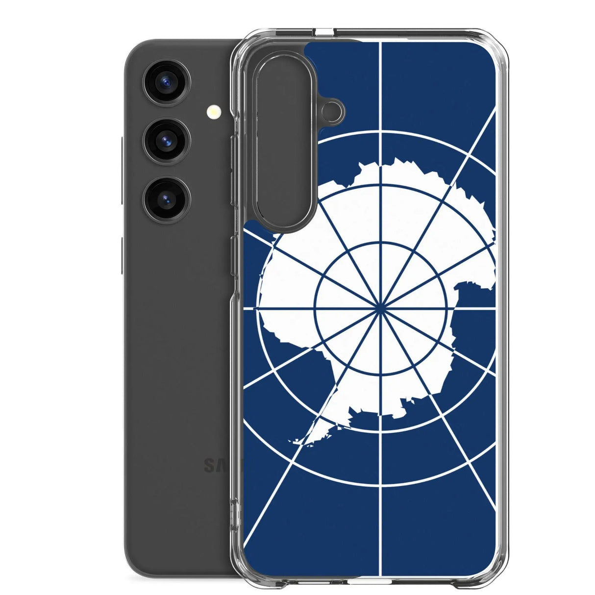 Coque samsung drapeau de l’antarctique officiel souple