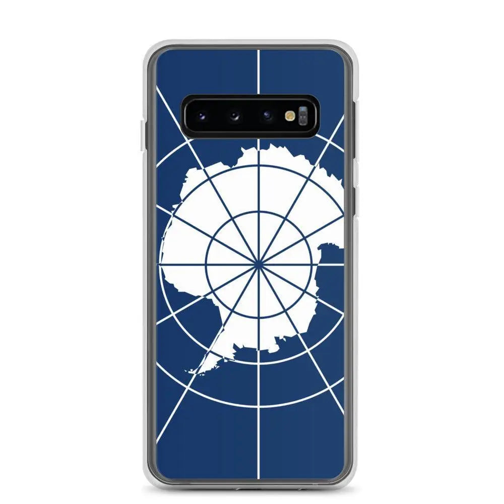 Coque samsung drapeau de l’antarctique officiel souple