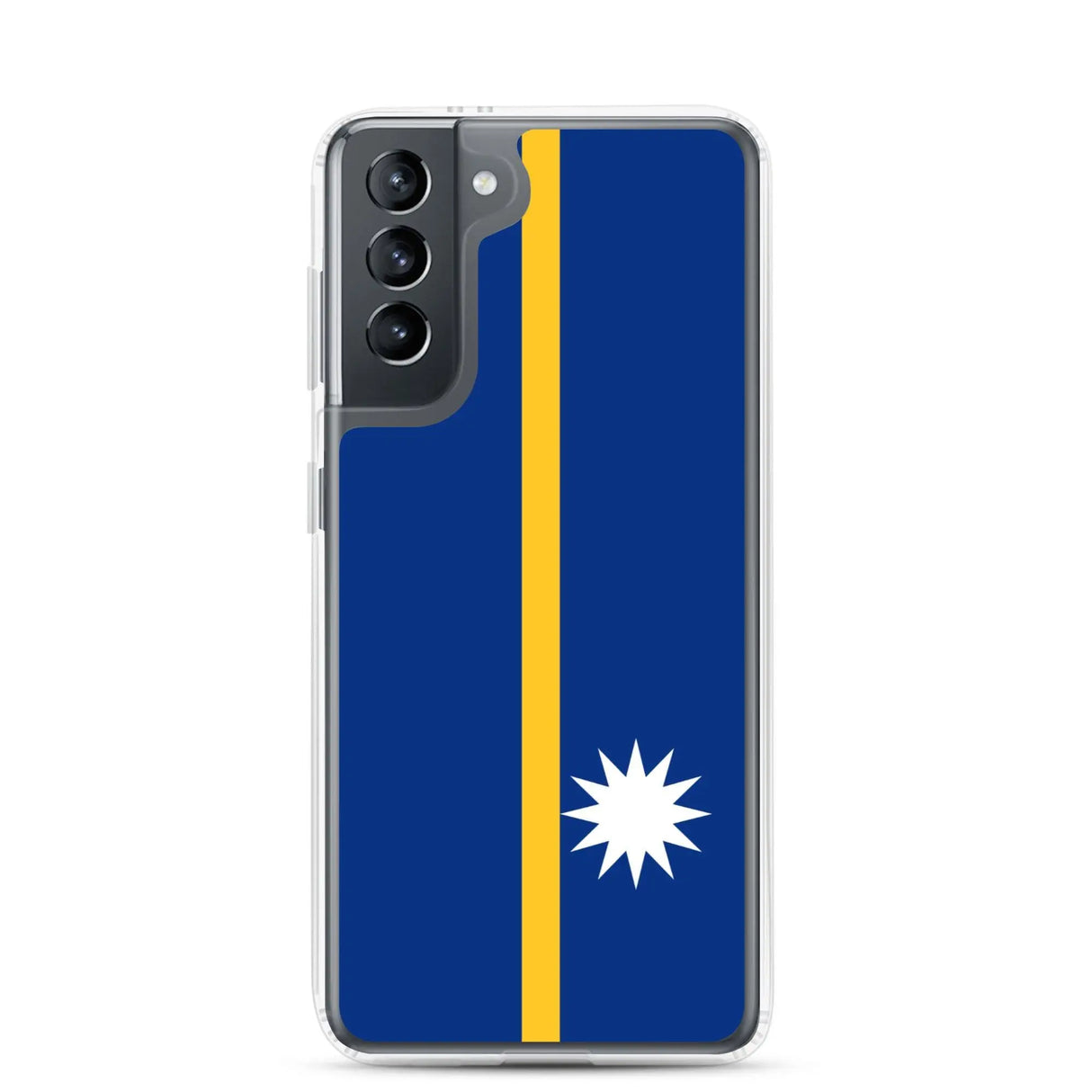 Coque samsung drapeau nauru souple antichoc compatible
