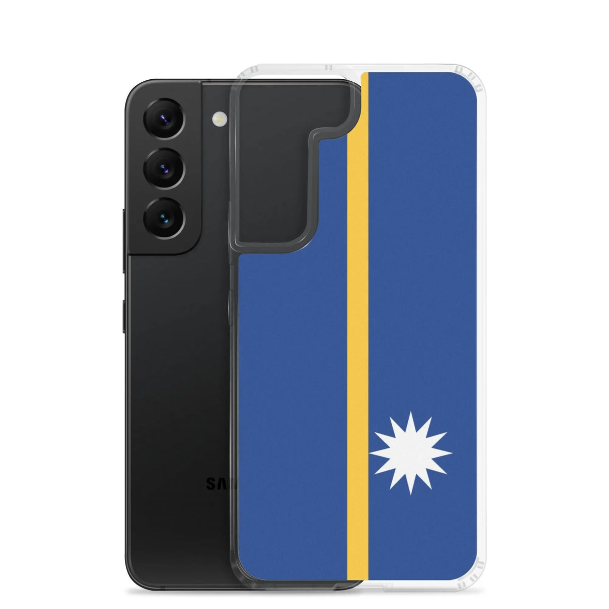 Coque samsung drapeau nauru souple antichoc compatible