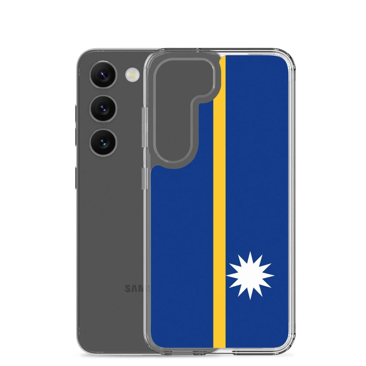 Coque samsung drapeau nauru souple antichoc compatible