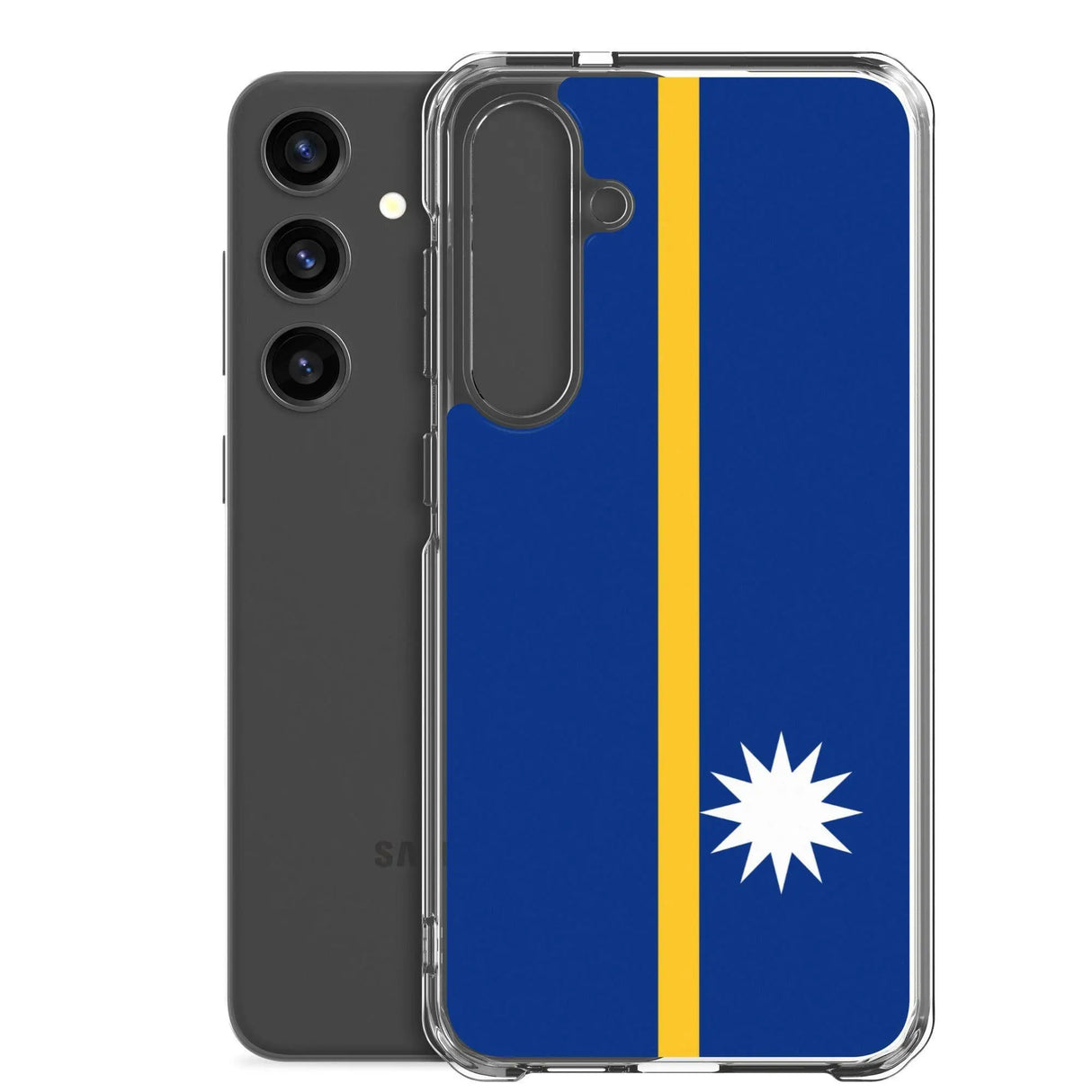 Coque samsung drapeau nauru souple antichoc compatible