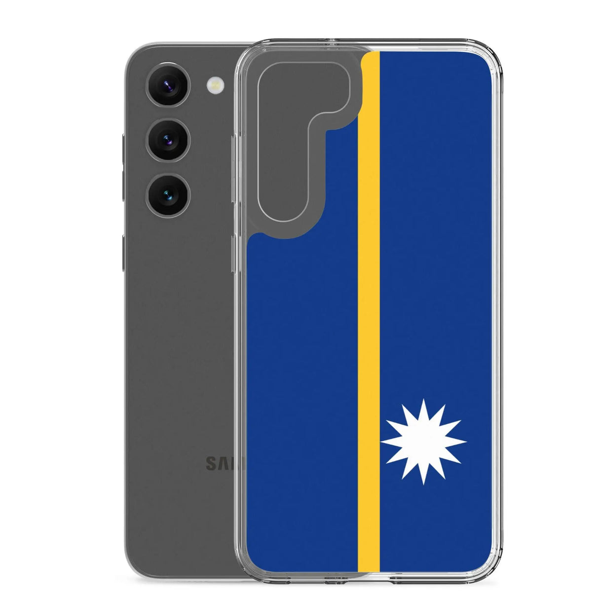 Coque samsung drapeau nauru souple antichoc compatible