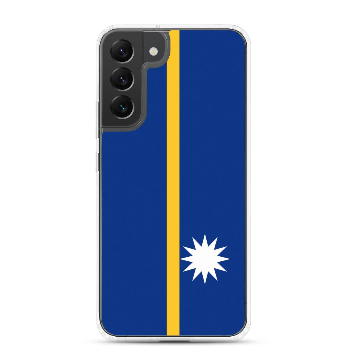 Coque samsung drapeau nauru souple antichoc compatible