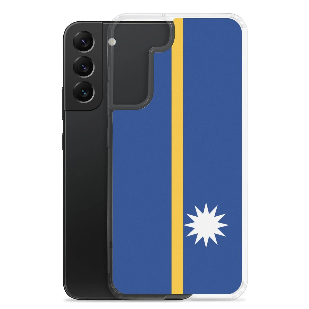 Coque samsung drapeau nauru souple antichoc compatible