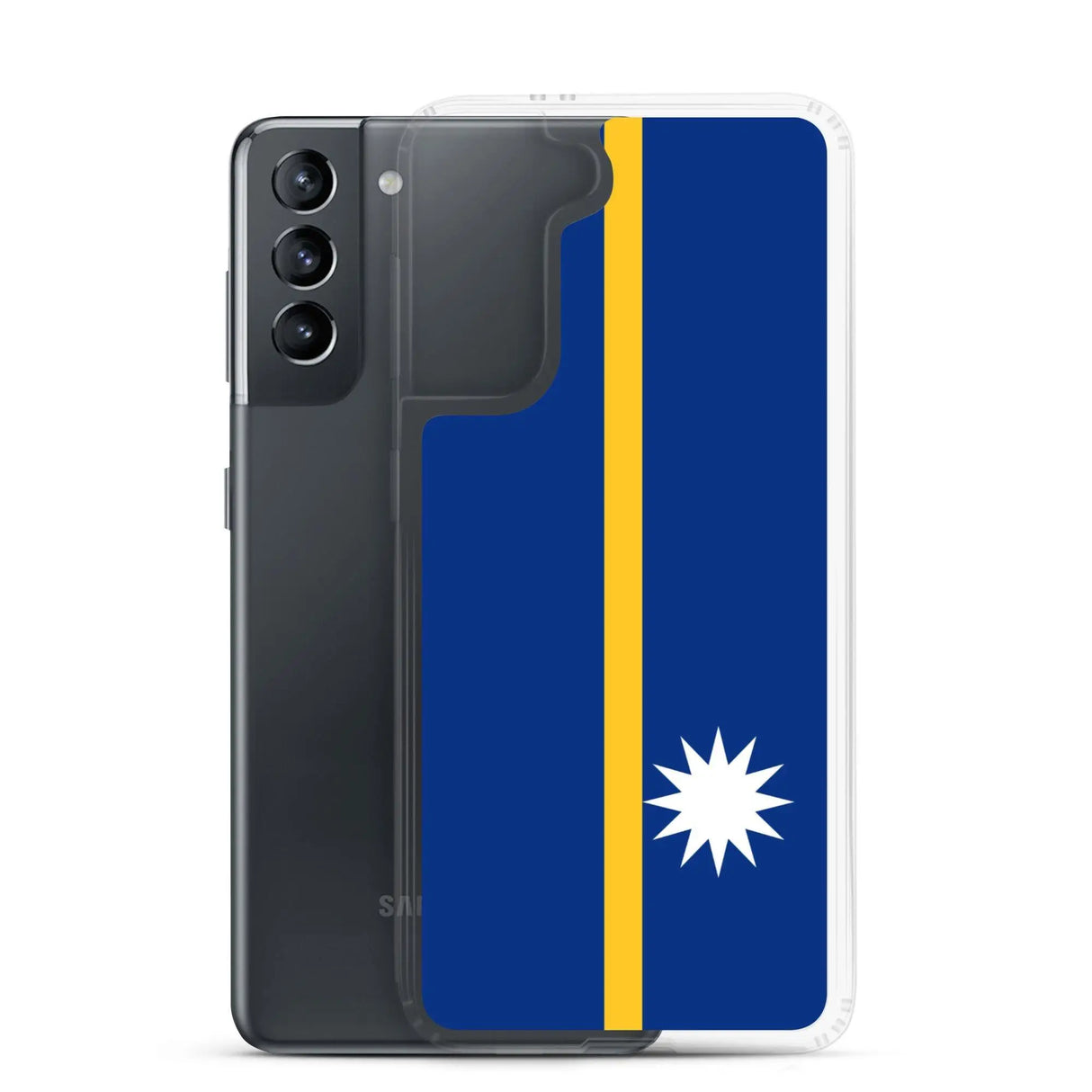 Coque samsung drapeau nauru souple antichoc compatible