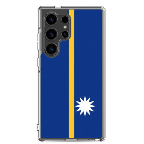 Coque samsung drapeau nauru souple antichoc compatible