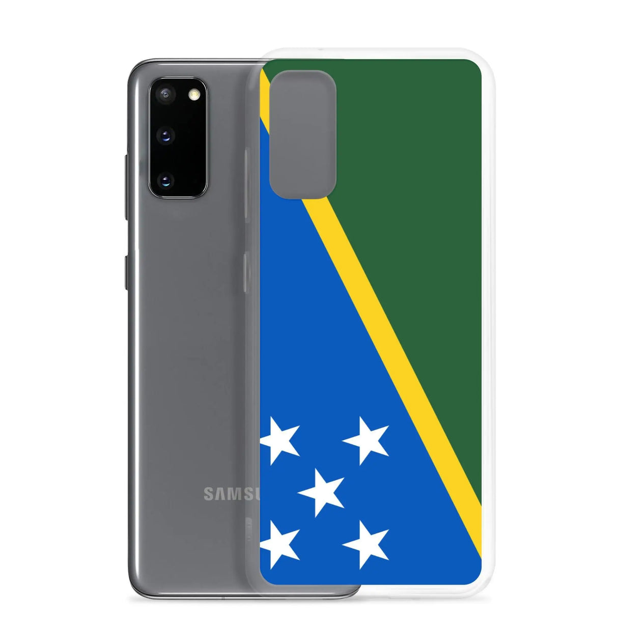 Coque samsung drapeau salomon souple antichoc résistante
