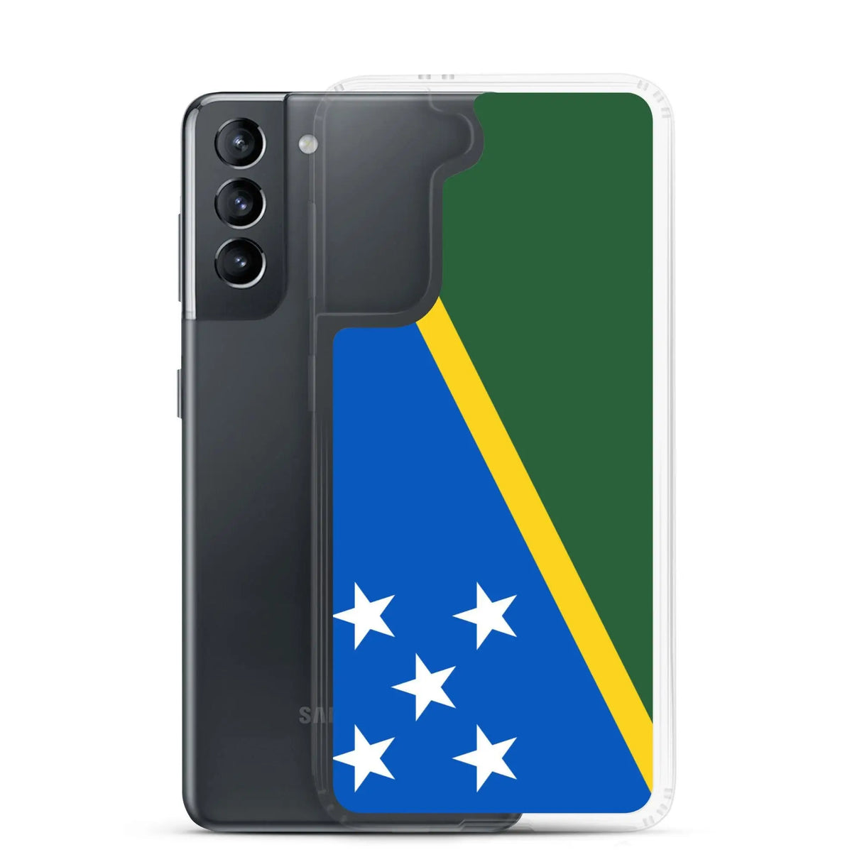 Coque samsung drapeau salomon souple antichoc résistante