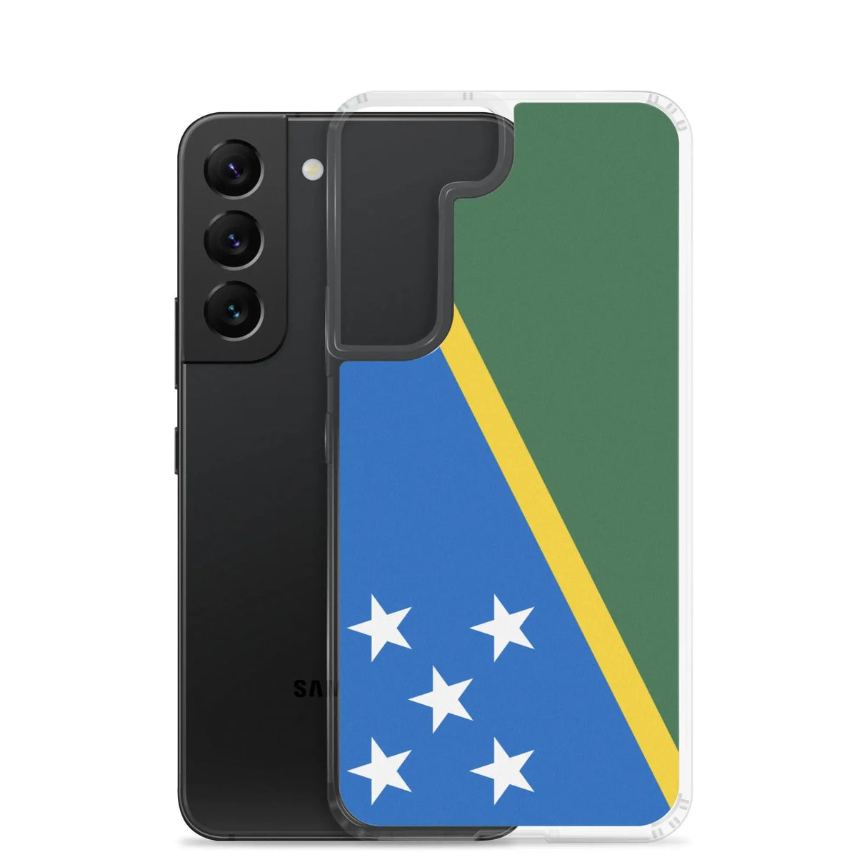 Coque samsung drapeau salomon souple antichoc résistante