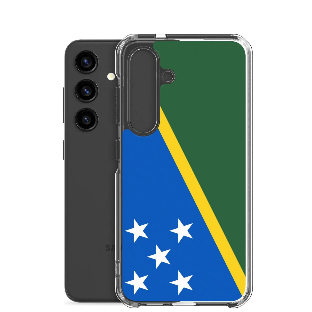 Coque samsung drapeau salomon souple antichoc résistante