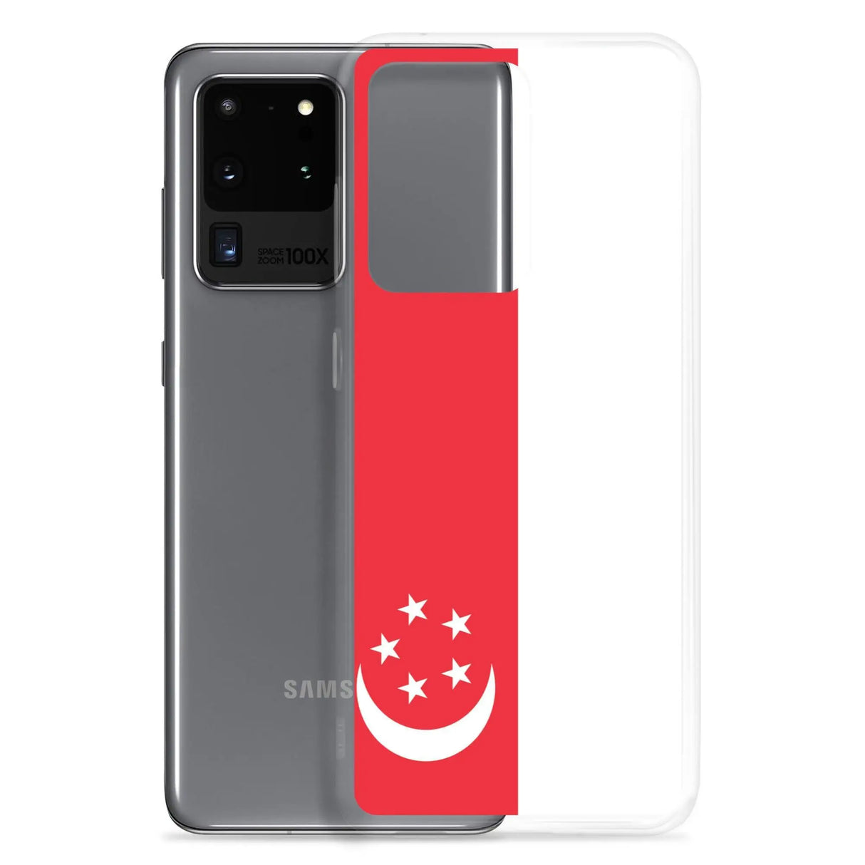 Coque samsung drapeau singapour souple antichoc silicone