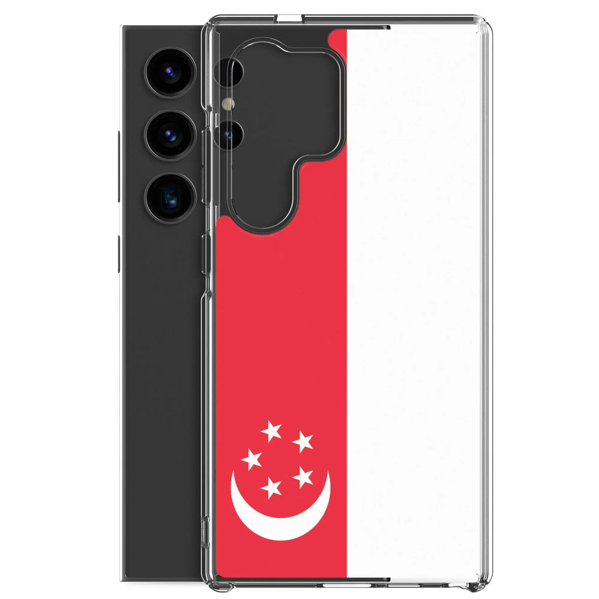 Coque samsung drapeau singapour souple antichoc silicone