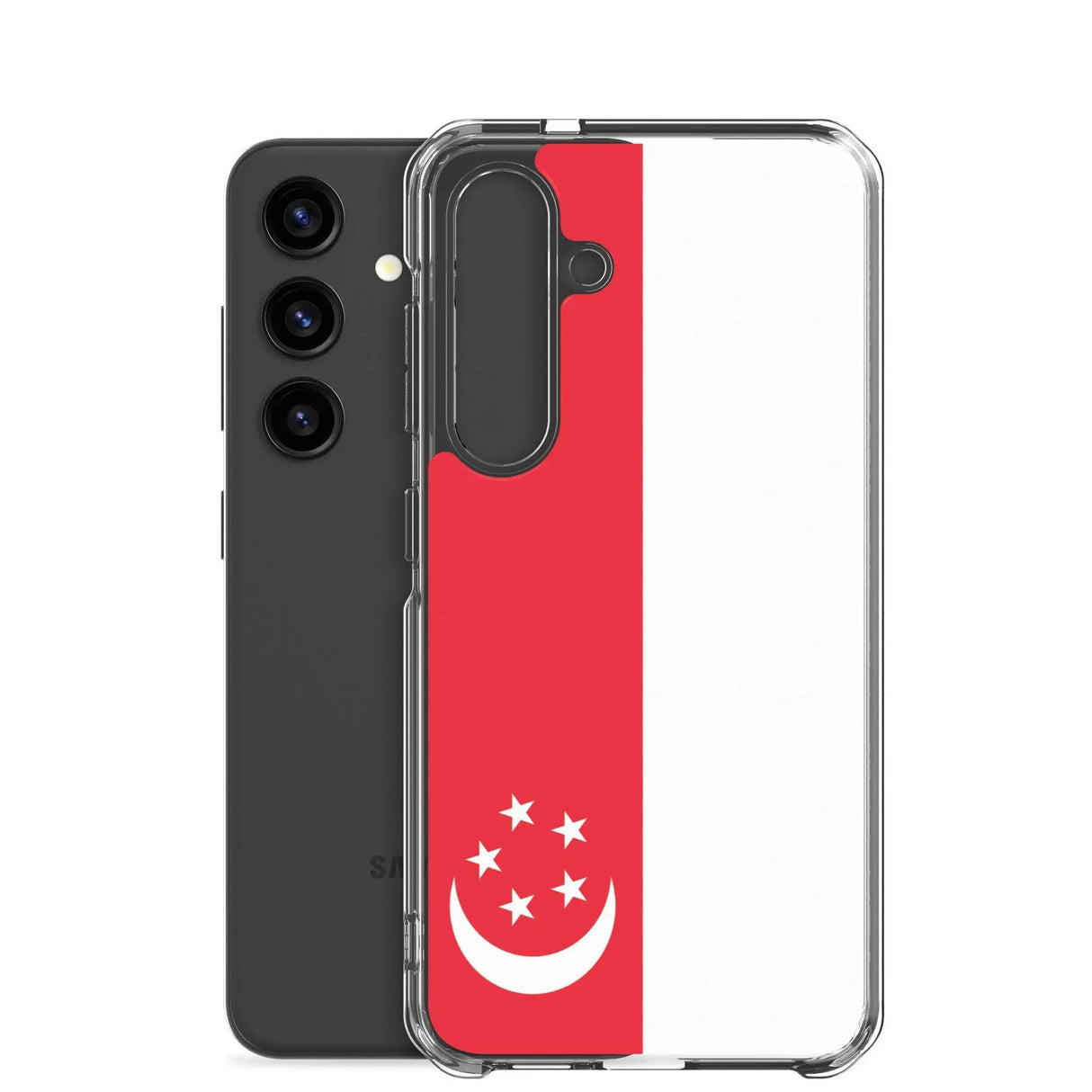 Coque samsung drapeau singapour souple antichoc silicone