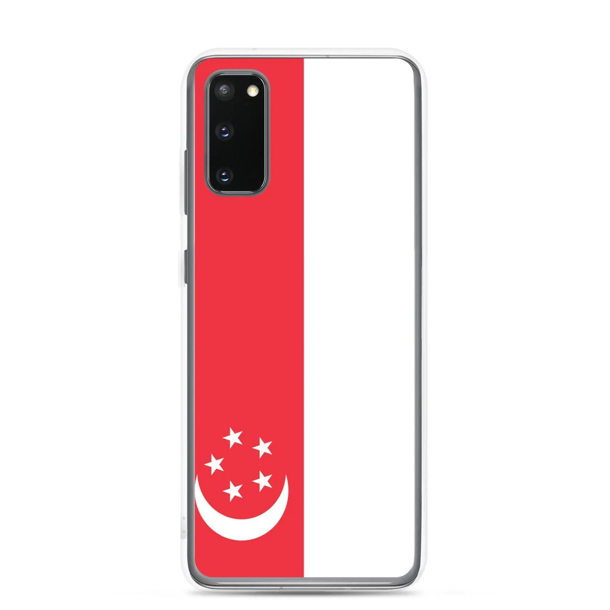 Coque samsung drapeau singapour souple antichoc silicone