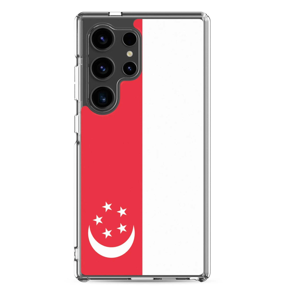 Coque samsung drapeau singapour souple antichoc silicone