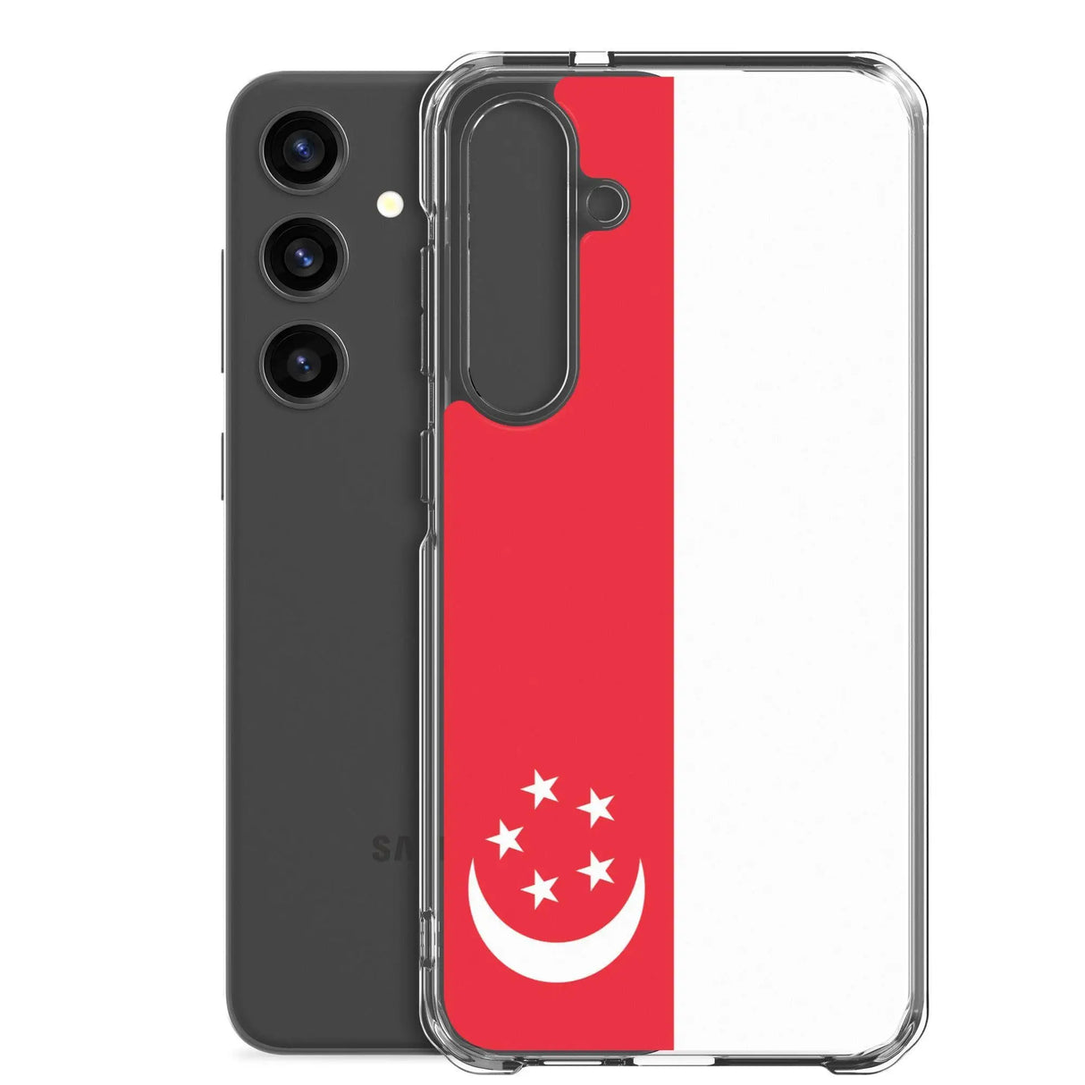 Coque samsung drapeau singapour souple antichoc silicone
