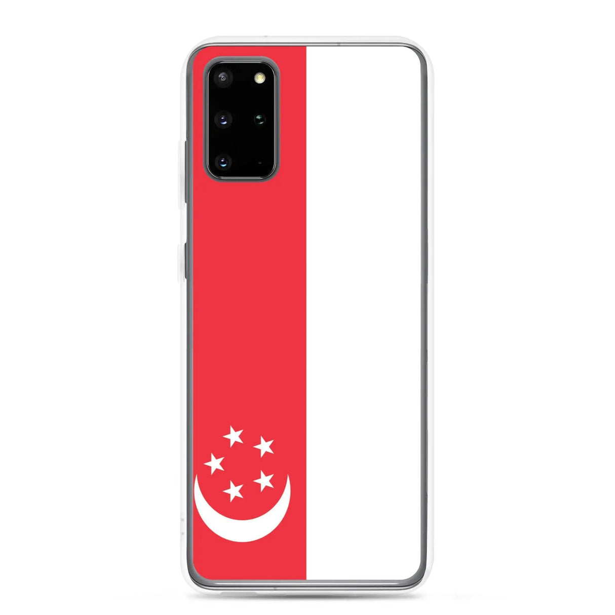 Coque samsung drapeau singapour souple antichoc silicone