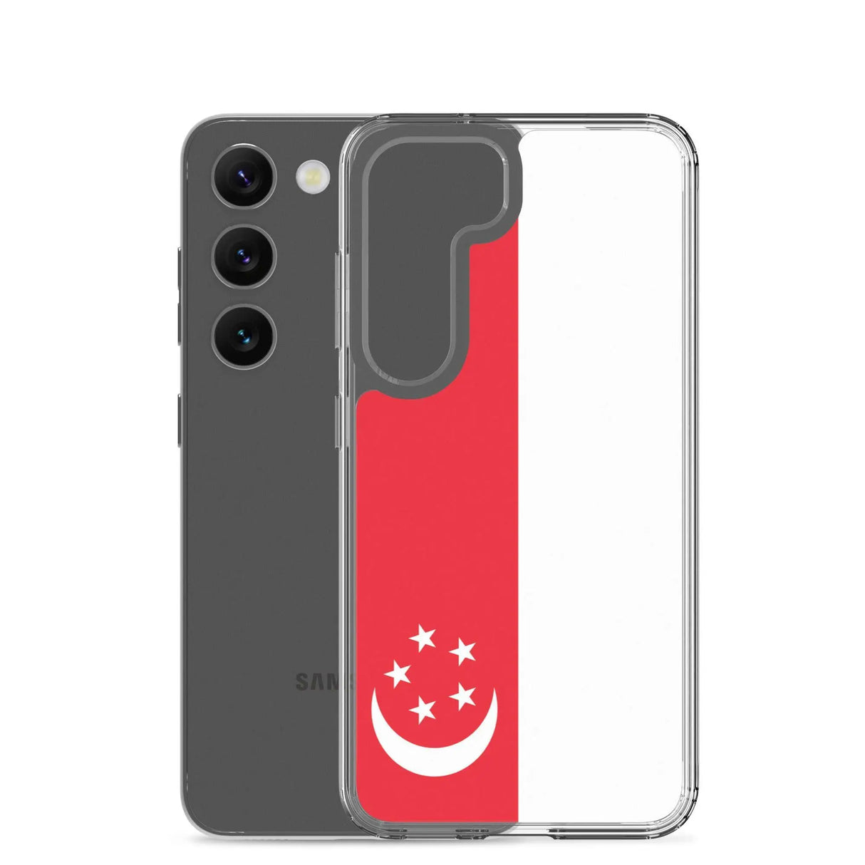 Coque samsung drapeau singapour souple antichoc silicone