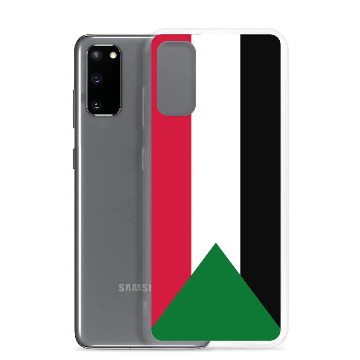 Coque samsung drapeau soudan souple antichoc resistant