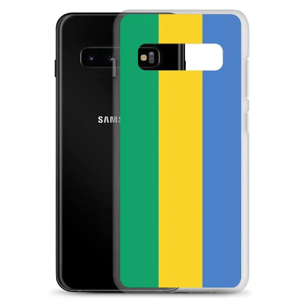 Coque samsung gabon souple antichoc motif drapeau