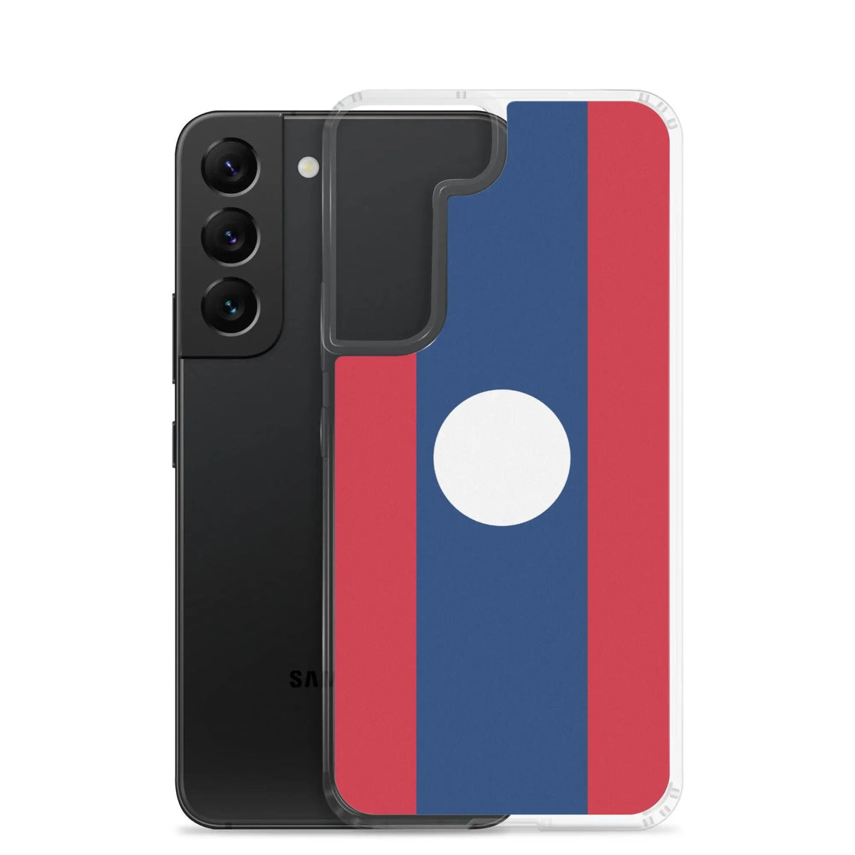 Coque samsung galaxy drapeau laos souple antichoc résistante
