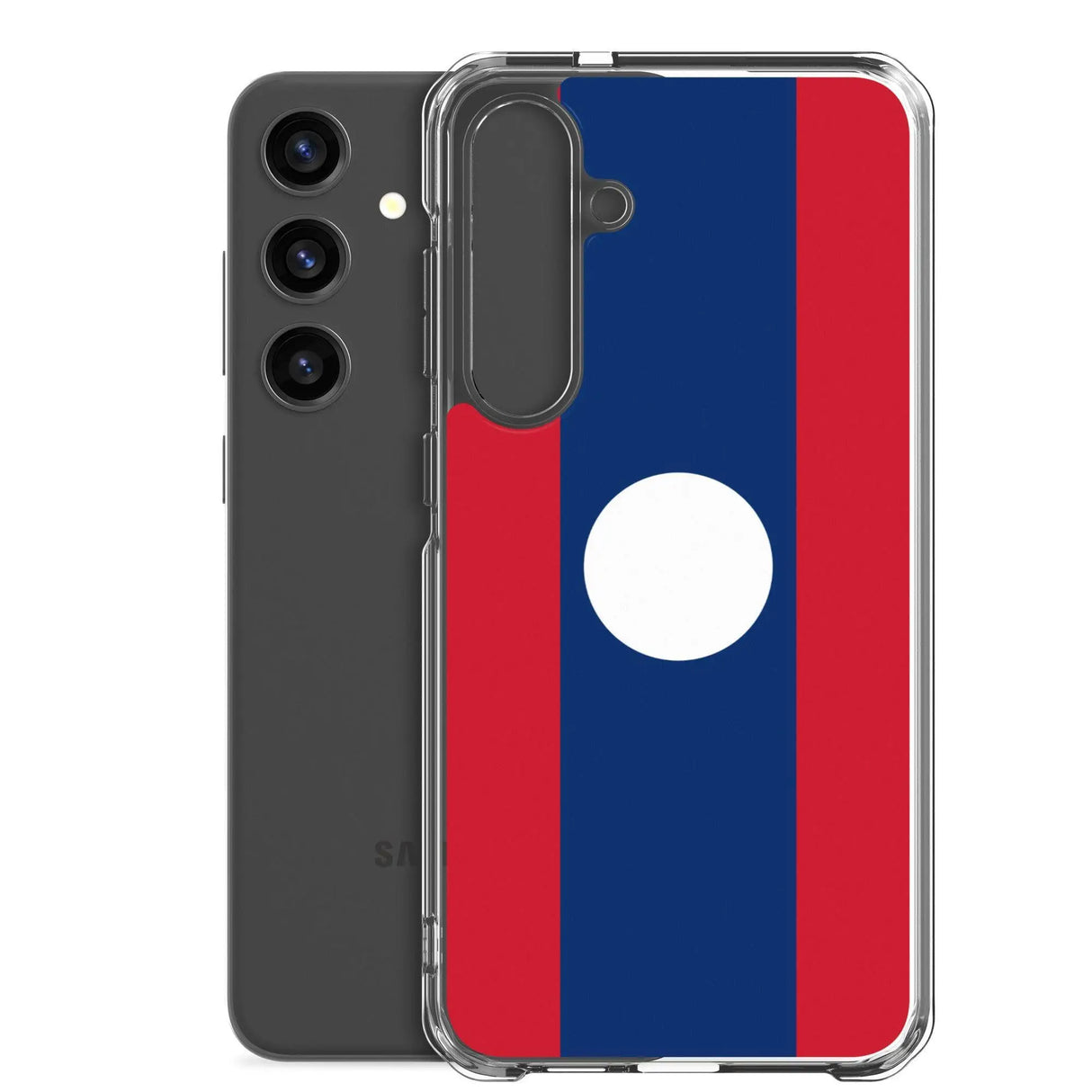 Coque samsung galaxy drapeau laos souple antichoc résistante