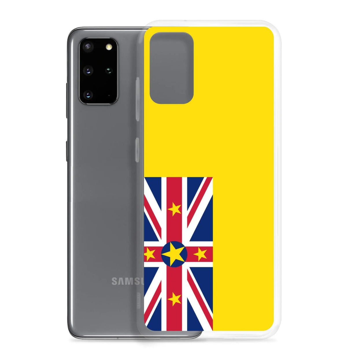 Coque samsung galaxy drapeau niue souple antichoc résistante