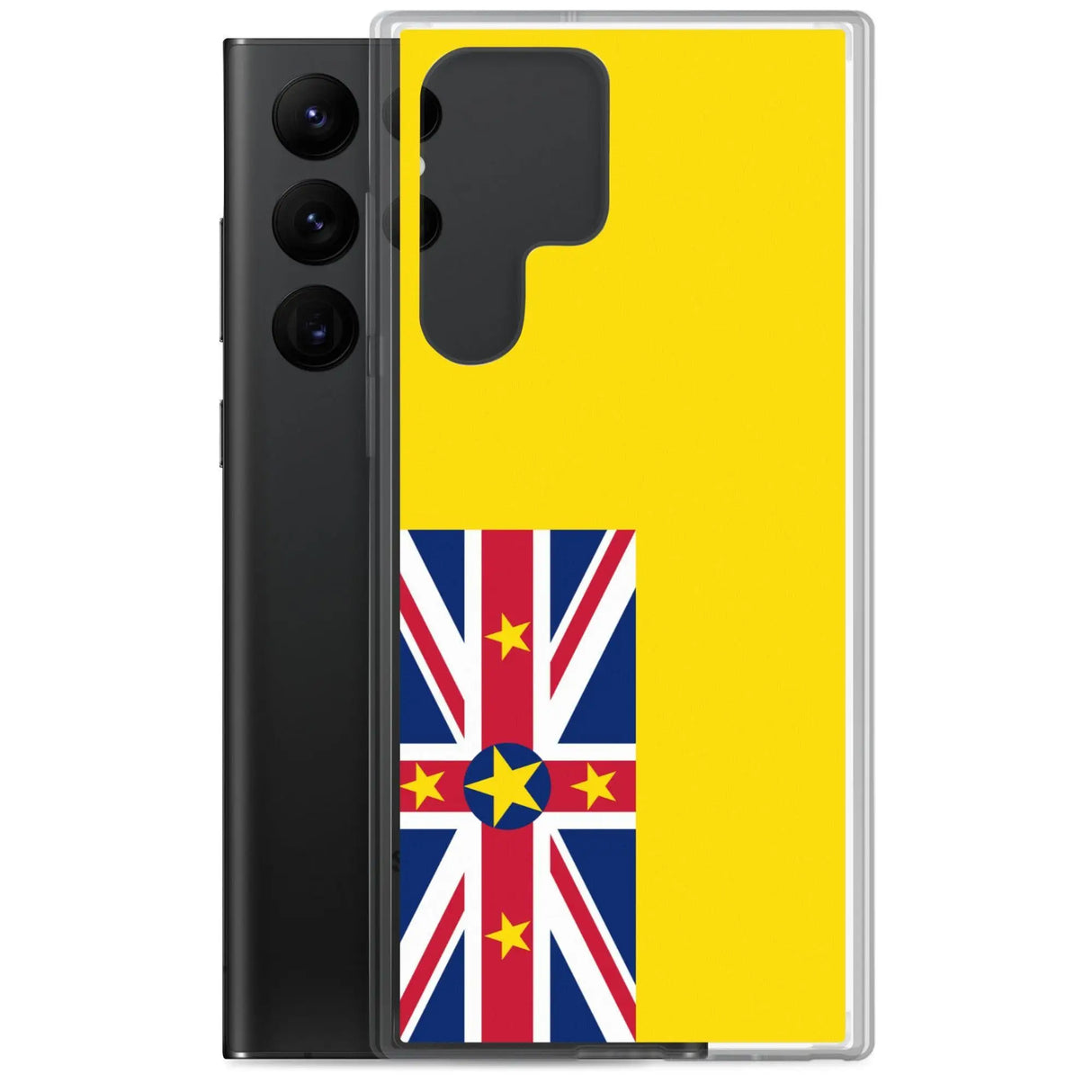 Coque samsung galaxy drapeau niue souple antichoc résistante