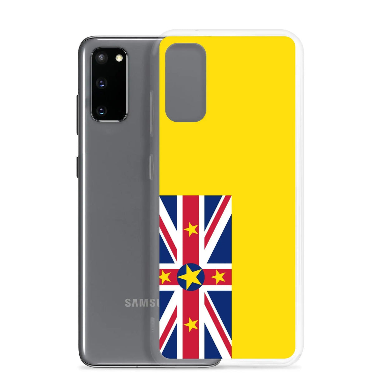 Coque samsung galaxy drapeau niue souple antichoc résistante