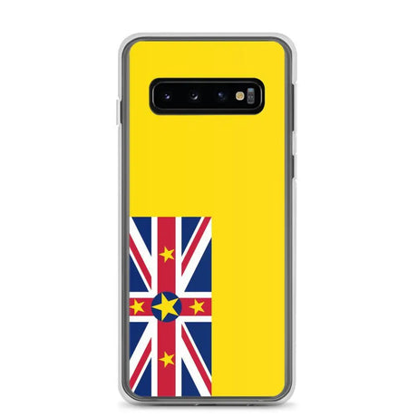 Coque samsung galaxy drapeau niue souple antichoc résistante