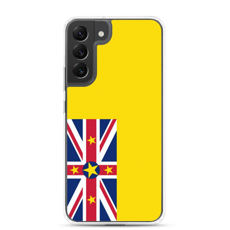 Coque samsung galaxy drapeau niue souple antichoc résistante