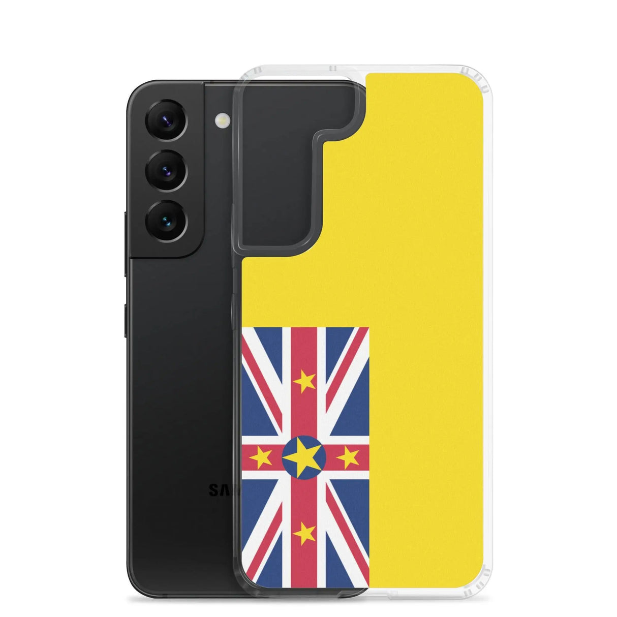 Coque samsung galaxy drapeau niue souple antichoc résistante