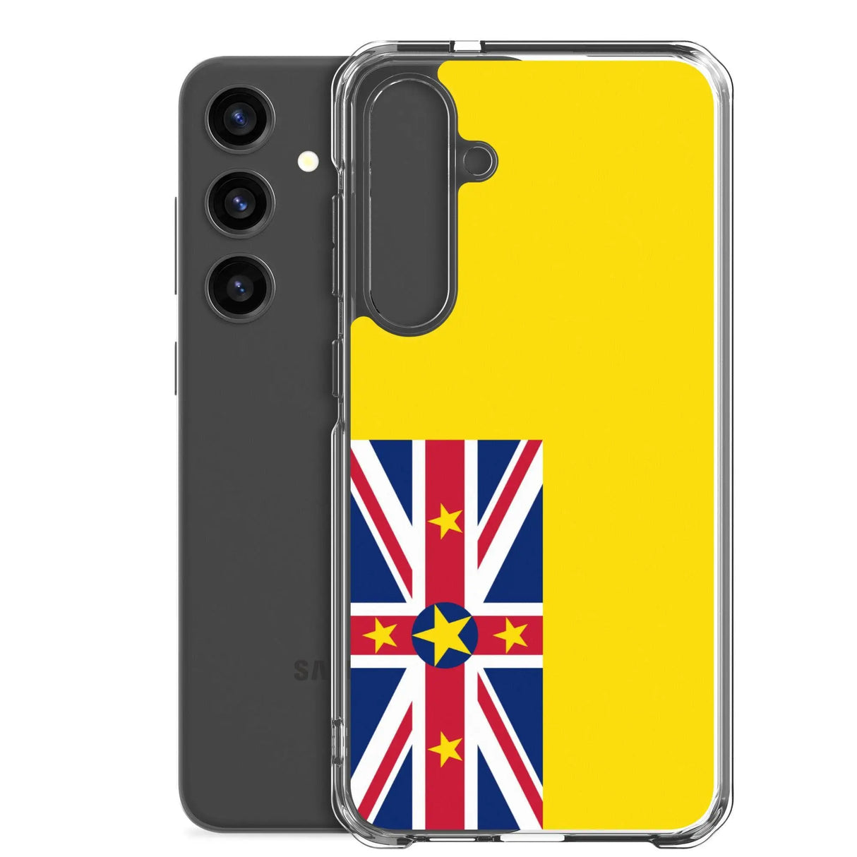 Coque samsung galaxy drapeau niue souple antichoc résistante