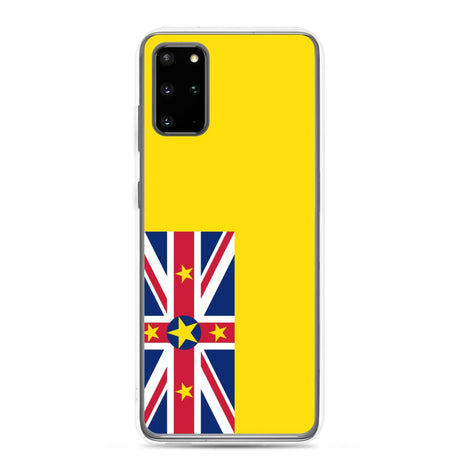 Coque samsung galaxy drapeau niue souple antichoc résistante