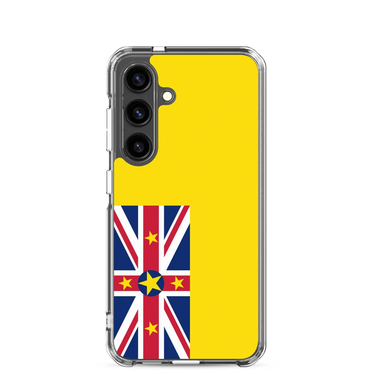 Coque samsung galaxy drapeau niue souple antichoc résistante
