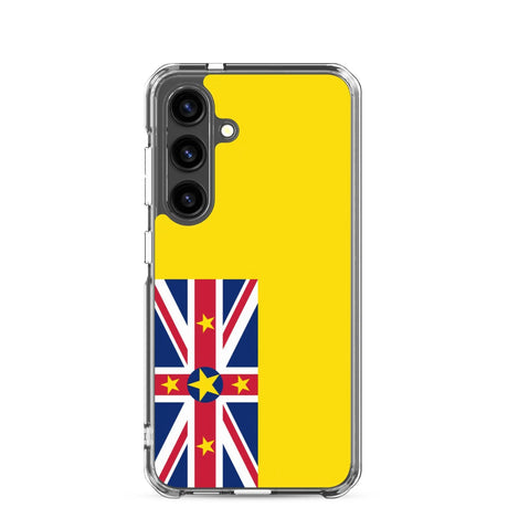 Coque samsung galaxy drapeau niue souple antichoc résistante