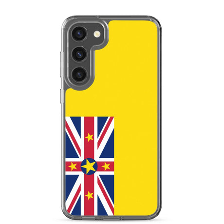 Coque samsung galaxy drapeau niue souple antichoc résistante