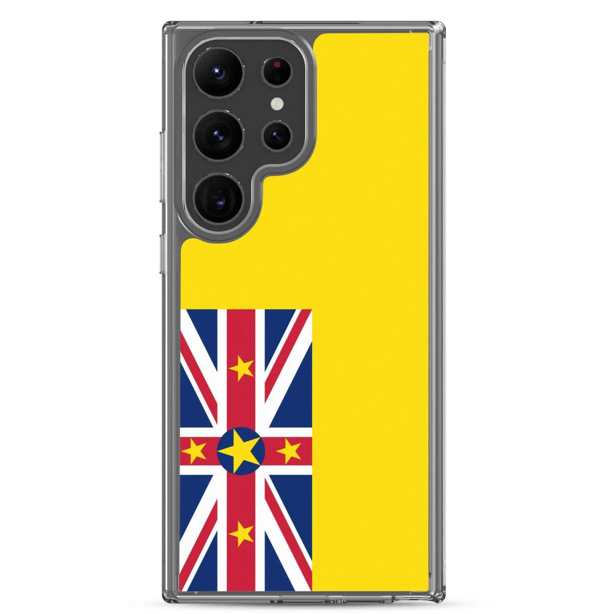 Coque samsung galaxy drapeau niue souple antichoc résistante