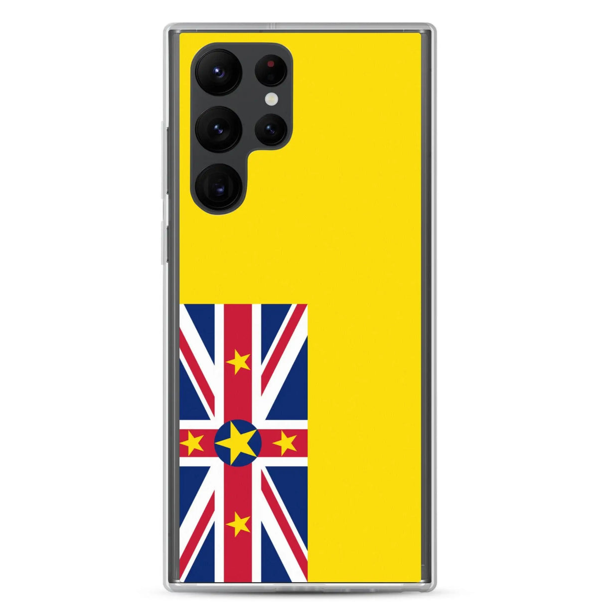 Coque samsung galaxy drapeau niue souple antichoc résistante