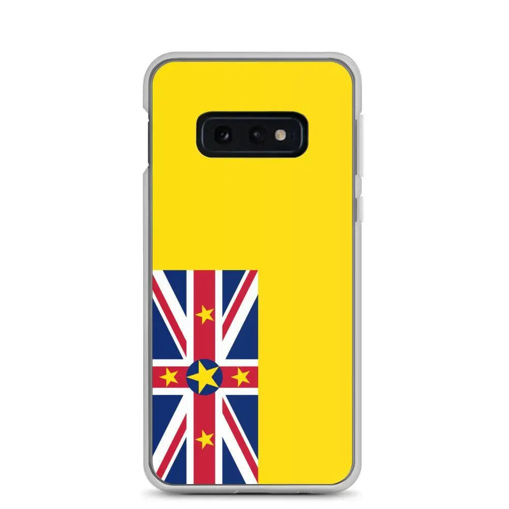 Coque samsung galaxy drapeau niue souple antichoc résistante