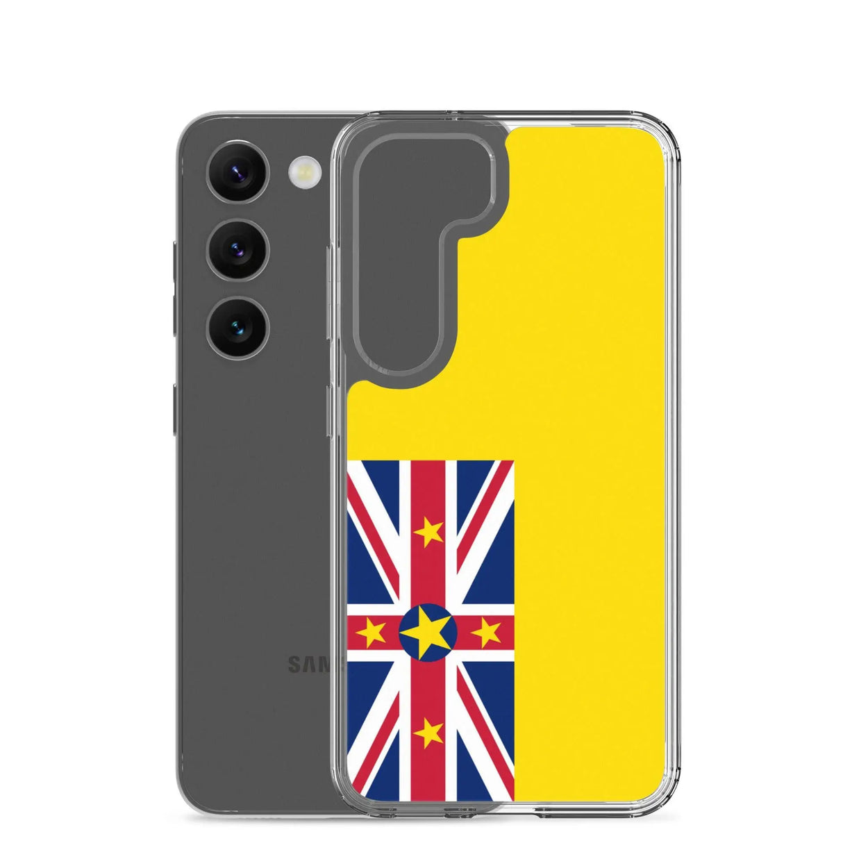 Coque samsung galaxy drapeau niue souple antichoc résistante